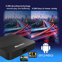 Nuevo Decodificador de TV OTT Android 11 Amlogic S905 2GB RAM Decodificación AV1 WiFi5 Doble Banda Ultra HD 4K para Control Remoto por Voz 5.0