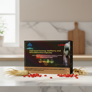อาหารเสริมสร้างภูมิคุ้มกันและพลังงานสมุนไพรซัลเวีย miltiorrhiza สำหรับผู้ใหญ่เพศชาย60แคปซูล - Product Image 1