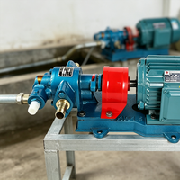 Pompe à engrenages basse pression KCB 83.3, 83.3 LPM, 2.2 KW, en fer et acier au carbone, pour transfert d'huile de lubrification avec moteur électrique, Fourniture B2B