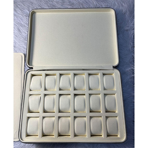 Mallette portable personnalisée pour montres, peut contenir 18 montres, boîte de rangement pour montres de haute qualité - Product Image 5