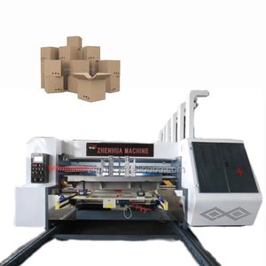 Máquina de línea de conexión para impresión de cajas de cartón, ZHENHUA-SYKM-F flexible, con ranura de impresión, encolador de corte - Product Image 1