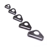 Boucle en D de luxe en plastique de haute qualité pour sangles de sac à dos - Clip pivotant avec design triangulaire