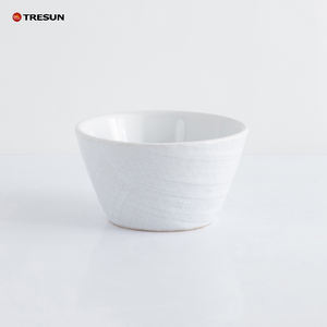 Fabricante Cuenco de cerámica Restaurante Productos populares Cuencos modernos ecológicos con cuencos de frutas de ensalada blanca - Product Image 2