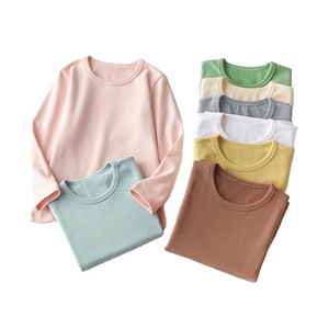 <span class=keywords><strong>T</strong></span>-<span class=keywords><strong>shirt</strong></span> à manches longues multicolore pour <span class=keywords><strong>maman</strong></span> et enfant, idéal pour les vacances en famille, couleurs unies, chemise décontractée pour femme - Product Image 1