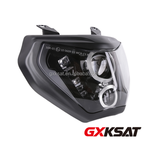 Faro Delantero LED GXKSAT para Motocicleta, Compatible con <span class=keywords><strong>Yamaha</strong></span> MT <span class=keywords><strong>09</strong></span> <span class=keywords><strong>FZ</strong></span> <span class=keywords><strong>09</strong></span> MT09 FZ09 2015 2016 - Product Image 4