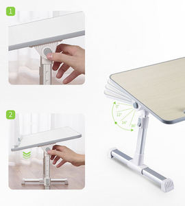 Multi-angle <strong>Adjustable</strong> Laptop Stand <strong>Table</strong> Household Lazy Study <strong>Table</strong> on the Bed <strong>Folding</strong> Stand Study <strong>Table</strong> with Fan - Product Image 6