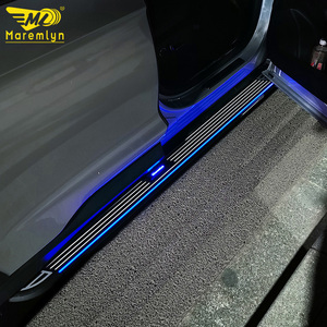 Cho <span class=keywords><strong>Nissan</strong></span> <span class=keywords><strong>Rogue</strong></span> tùy chỉnh xe bên ngoài phụ kiện hợp kim nhôm bên bước chạy Board với năng lượng mặt trời LED ánh sáng - Product Image 6