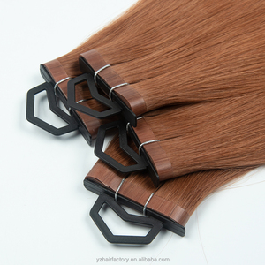 ผมต่อแบบเทปไร้รอยต่อ ไม่พันกัน ไม่หลุดร่วง ผมแท้ 100% แบบ Double Drawn Ombre สีไล่ระดับสไตล์ยุโรป รัสเซีย PU Weft - Product Image 1