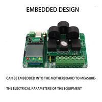 Medidor Eléctrico Inteligente Trifásico Mini con RS485 Modbus, Medidor de Energía Bidireccional