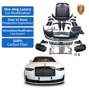 Kit carrosserie de lifting pour Rolls-Royce Ghost Gen1-4, mise à niveau vers Gen5, comprenant <span class=keywords><strong>pare</strong></span>-chocs avant et arrière en PP, ailes en fer, jupes latérales, phares et feux arrière. - Product Image 1