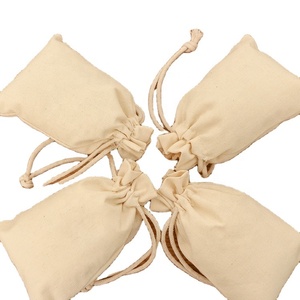Muslin Cotton/Canvas Drawstring Bag