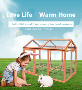 Best-seller Fournitures pour animaux <span class=keywords><strong>de</strong></span> compagnie en bois d'extérieur <span class=keywords><strong>Poule</strong></span> à grande course Poulailler Cage Coop - Product Image 2