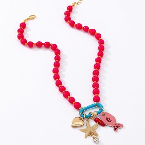 Collar Bohemio <span class=keywords><strong>Retro</strong></span> Unisex Easywin, con Cuentas Doradas, Diseño de Estrella de Mar y Mariposa, Perla de Agua Dulce, Moderno - Product Image 3