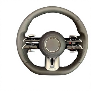 Volante de Fibra de Carbono con Cuero para Mercedes-Benz AMG GT W211 W205, Compatible con el Modelo Clase G - Product Image 4