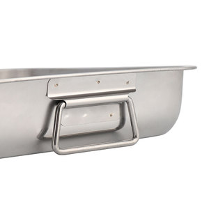 In Acciaio inox Torrefazione Pan <span class=keywords><strong>Con</strong></span> Cremagliera Rettangolare Cuocere Pan <span class=keywords><strong>Teglia</strong></span> Foglio <span class=keywords><strong>Con</strong></span> Rack Di Raffreddamento - Product Image 4