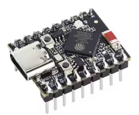 ESP32 SuperMini development board with built-in 4M flash memory, pre-soldered