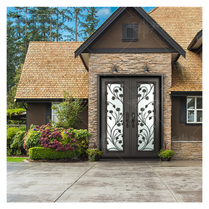 Nouvelle conception, fournisseur chinois, portail <span class=keywords><strong>de</strong></span> villa <span class=keywords><strong>de</strong></span> style européen, portail en fer, cour, <span class=keywords><strong>garage</strong></span>, <span class=keywords><strong>porte</strong></span> en fer antivol <span class=keywords><strong>de</strong></span> grande taille - Product Image 4