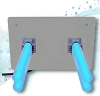 Lampe UVC double 120V professionnelle pour HVAC, purificateur d'air germicide pour fournaise et conduit de climatisation, bio-nettoyant pour une meilleure qualité de l'air intérieur
