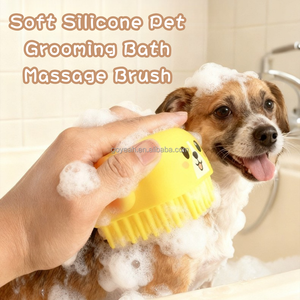 Cepillo de Silicona <span class=keywords><strong>para</strong></span> Masaje y Champú <span class=keywords><strong>para</strong></span> Perros, Diseño Ergonómico, <span class=keywords><strong>para</strong></span> Baño de Mascotas, <span class=keywords><strong>para</strong></span> Gatos y Perros - Product Image 2