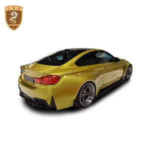 Kit de carrocería estilo Vors <span class=keywords><strong>M4</strong></span> F82 faldas laterales de parachoques delantero parachoques trasero Frp + Cf Material Kits de carrocería ancha para <span class=keywords><strong>BMW</strong></span> 4 Series - Product Image 4