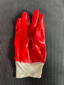 <span class=keywords><strong>Gants</strong></span> <span class=keywords><strong>de</strong></span> travail industriels rouges en nitrile, forme Luokou, anti-choc, anti-chimiques, imperméables, antidérapants, sans silicone, résistants à l'huile - Product Image 3