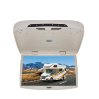 Monitor Plegable Android de 21.5 Pulgadas para Entretenimiento en Asientos Traseros de Automóviles y Autobuses, Monitor de Techo