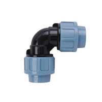 Raccords de tuyauterie HDPE IRRIPLAST PN16, raccord à compression PP pour l'irrigation, couplage de haute qualité pour l'alimentation en eau