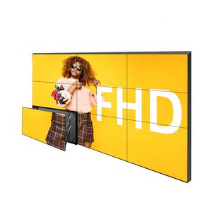 Panel pengendali 2x2 monitor video 4K bezel 3.5 55 inci Panel pengendali <span class=keywords><strong>Digital</strong></span> <span class=keywords><strong>Lcd</strong></span> dalam ruangan tampilan iklan layar sambungan - Product Image 1