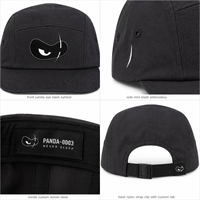 Gorra de Béisbol Deportiva Clásica con Logotipo de Panda Shield, de Algodón Lavado, Suave, Sin Estructura, de Perfil Bajo, con Correa Ajustable, para Uso Diario Informal