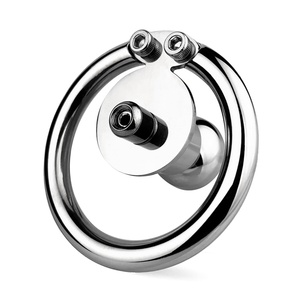 Jaula de Castidad Uretral de Extrusión Invertida con Cabeza de Dildo Realista de Silicona, Juguete Sexual BDSM para Hombre, Anillo para Pene - Product Image 4
