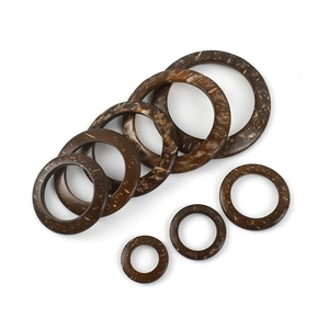 Deepeel CN206 15-50mm DIY Sewing Garment Accessories <strong>Coconut</strong> Ring Concentric Ring <strong>Coconut</strong> <strong>Shell</strong> <strong>Button</strong> Wooden Decorate <strong>Buttons</strong> - Product Image 3