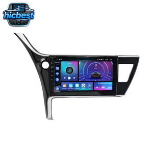 Hicbest Mudah Dipasang Pemutar DVD Mobil All-in-One Navigasi Android Layar Besar Kontrol Pusat untuk Toyota Corolla 2017-2018 - Product Image 1