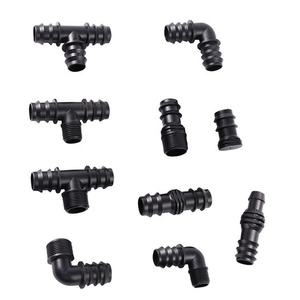 Garten-DN16-Rohr 1/2 3/4 Zoll Außengewinde T-Stück Winkel Gerade Landwirtschaftlicher Mikrobewässerungs-Wasserverbinder - Product Image 1