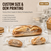 Sacs à baguettes en plastique certifiés FDA BRC, sacs à pain micro-perforés BOPP