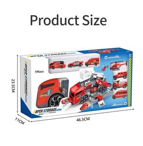 Samtoy-Coche <span class=keywords><strong>de</strong></span> juguete rojo <span class=keywords><strong>de</strong></span> rescate <span class=keywords><strong>de</strong></span> fuego para niños, vehículo <span class=keywords><strong>de</strong></span> juguete <span class=keywords><strong>de</strong></span> fricción fundido a presión, camión <span class=keywords><strong>de</strong></span> <span class=keywords><strong>bomberos</strong></span> - Product Image 6