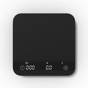 Balance numérique professionnelle pour expresso 0,1g, balance minuteur pour café à verser, pour utilisation en cuisine transfrontalière, balance à café en verre - Product Image 1