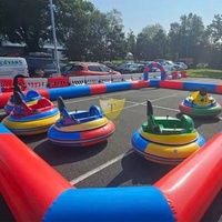 Voitures tamponneuses gonflables électriques en PVC pour parc d'attractions, pour enfants et adultes, utilisation à domicile et en extérieur