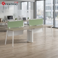 Bureau d'écriture Greatway YAT-WTC-A2 ergonomique, silencieux, anti-vibrations, avec structure stable, blanc, table de bureau de luxe