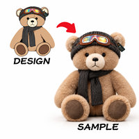 personnalisé mini sac à dos en peluche pour l'école mignon enfants PP coton remplissage maille doublure soulagement du Stress