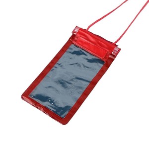 Waterproof <b>Mobile</b> Phone Bag With Touchscreen Transparent Velcro Closure For Swimming Outdoor Use 11x21cm - Product Image 2