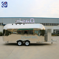 CAMPTRL Restaurant mobile, bar à bubble tea, bar à café, camion de vente de glaces, remorques de vente de nourriture entièrement équipées, camion de nourriture pour pizzas, tacos, hamburgers