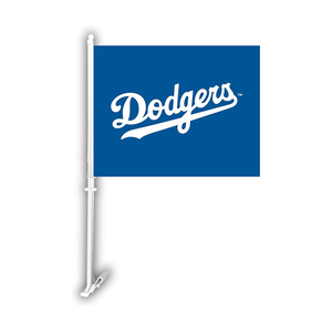 Banderas de Coche de los Dodgers de Los Ángeles, Mini Banderas para Ventana de Auto MLB LA - Product Image 4
