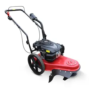 Hand Push Grass Cutter In India For Animal Feed Lawn Mower 196cc Gasoline Engine Garden Park Orchrd