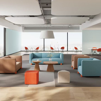 Canapé de salon de bureau moderne, sièges confortables pour les espaces d'attente des entreprises