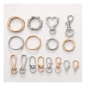 工場直送ストラップキーアクセサリーメタルスイベルクラスプストラップスナップフックロブスタークロークラスプストラップアタッチメントキーホルダー - Product Image 1