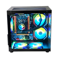 PCOOLING nueva moda gran oferta escritorio Atx caso alta calidad Gaming Computer Case Mid Tower Gaming Pc chasis