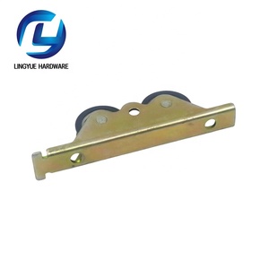 U V Ranura Nylon Polea Ventana Rodillo Carcasa De Hierro Ventana Deslizante Armario Tándem Rodillo Rouleau De Fenetre Coulissante - Product Image 3