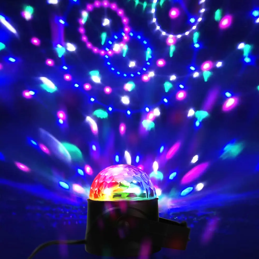 Piccola sfera di cristallo a Led illuminazione per feste luci da palcoscenico a Led colorate Rgb luci da discoteca Dj con Club
