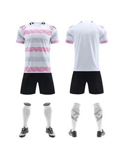 ชุดฟุตบอลชายแบบเรโทรปี 2026 ดีไซน์สั่งทำพิเศษ ผ้าโพลีเอสเตอร์คุณภาพดี ระบายอากาศได้ดี ลายพิมพ์แบบซับลิเมชั่น สำหรับสโมสร - Product Image 4