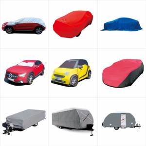 Abarth Sports Style Pongee Fabric Cover Personnalisable Taille OEM pour <span class=keywords><strong>CC</strong></span> Model for Car Exhibition Protection - Product Image 5